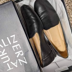 Black Leather Loafers